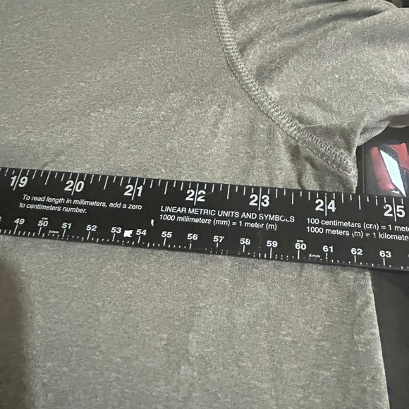 Reebok Active T-Shirt Performance Athletic‎ Training Tee Gray XL - Picture 5 of 6